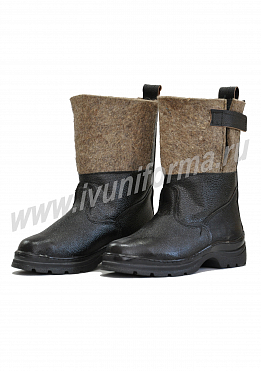Сапоги хром/войлок мужские